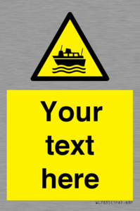 Custom warning ferries crossing vessels